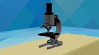 Low poly Microscope