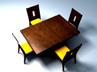 Table and chair Contemporary