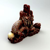 Dragon Statue Brown