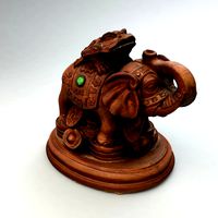 Elephant brown statue