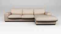 European  Modern Couch - Sepia