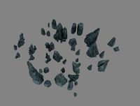 3D mountain 3D model