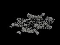 A bunch of broken stones