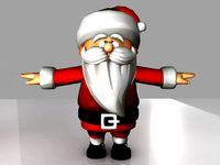 Santa claus Toon Model