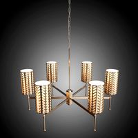 Stem Chandelier with Lattice