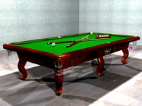The billiard(snooker)table