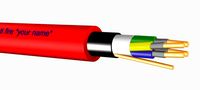 fire resistant signal cable 1x4x0.8mm