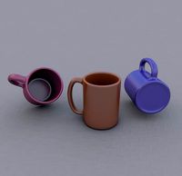 Procedural and editable Mug