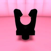 Rotating clip with screw