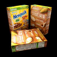 Nesquik Cereal Box