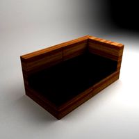Modular bamboo sofa