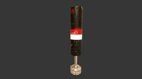 Free standing boxing bag 3D model PBR