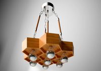 honeycomb ceiling light