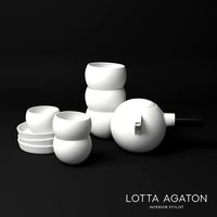 Carina Seth Andersson Tea Set -  Lotta Agaton (CORONA - VRAY)