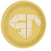 Supertron gold coin