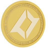 STRAKS gold coin