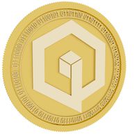 Qbic gold coin