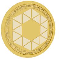 Opal gold coin