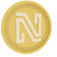 Noir gold coin