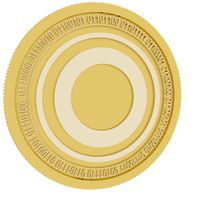 Blockport gold coin