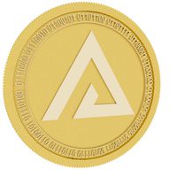 Digital Asset gold coin