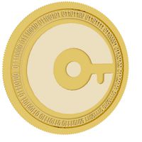 BOX Token gold coin