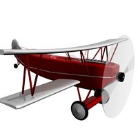 Spinning airplane preloader