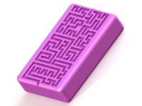 Soap with a labyrinth