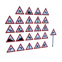 German Warning Traffic / Road Sign Pack