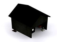 Concrete Blacksmith Shed