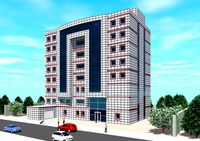 hospital, office building