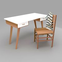 Nordic Study Table and Chair