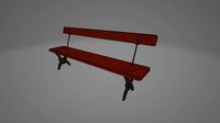 Polytope Victorian Reversible Railway Station Bench