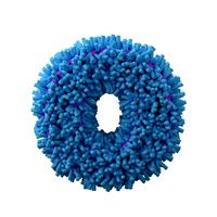 Glowing Fuzzy Letter O