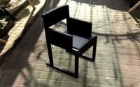 Camerich Emily armchair dark imitation leather