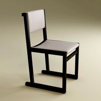 Camerich Emily dining chair - white leather