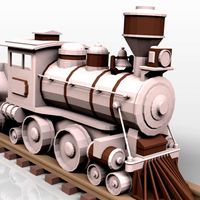 Wooden Toy Rail
