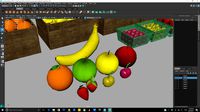 low poly fruit bundle