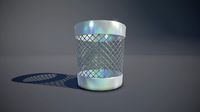 Low Poly Trash Bin