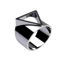 3d model Triangle Ring