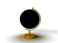 Rotating Swivel World Black