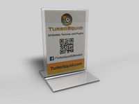 Clear Tabletop Sign