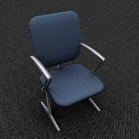 Pelican Salon Chairs - Single Blue