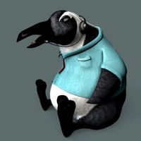 Tech Support Penguin.obj