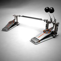 Double direct drive pedals
