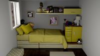 Yellow Kids Bedroom