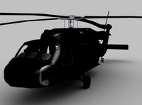 Blackhawk Helicopter UH60 3D Model