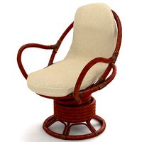 Wicker Chair Swivel Rocking
