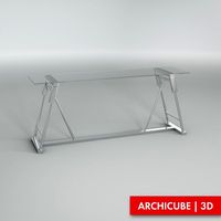 Console Table 012 3D Model
