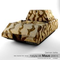 German tank PzKpfw VIII Maus (205\1)